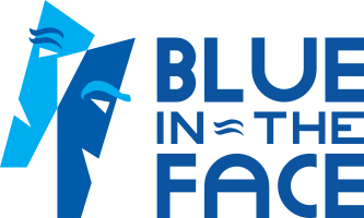 Blue in the face